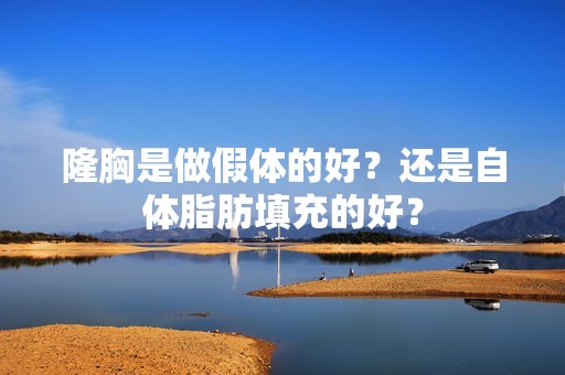 隆胸是做假体的好？还是自体脂肪填充的好？