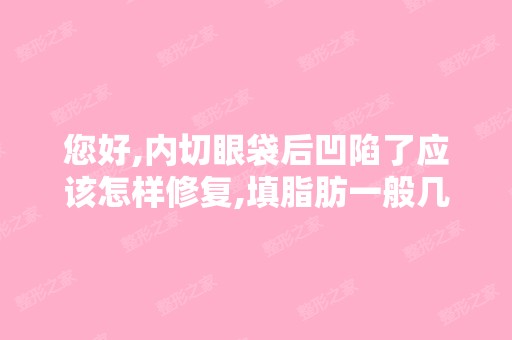 您好,内切眼袋后凹陷了应该怎样修复,填脂肪一般几次,可维持几年...