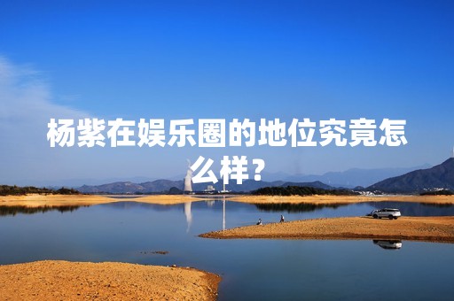 杨紫在娱乐圈的地位究竟怎么样？