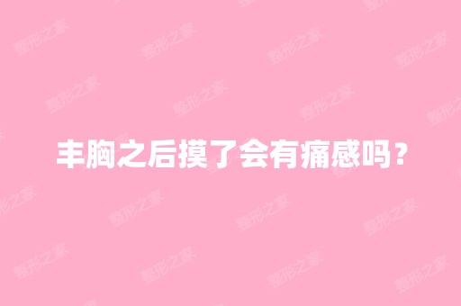 丰胸之后摸了会有痛感吗？