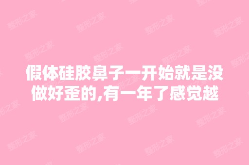 假体硅胶鼻子一开始就是没做好歪的,有一年了感觉越来越歪了不想修...