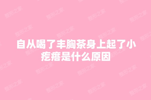 自从喝了丰胸茶身上起了小疙瘩是什么原因