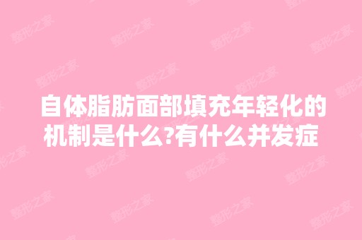 自体脂肪面部填充年轻化的机制是什么?有什么并发症吗?