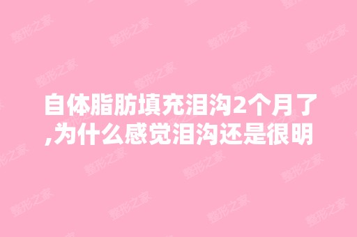 自体脂肪填充泪沟2个月了,为什么感觉泪沟还是很明显,眼袋也较...