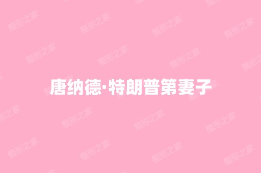 唐纳德·特朗普第妻子