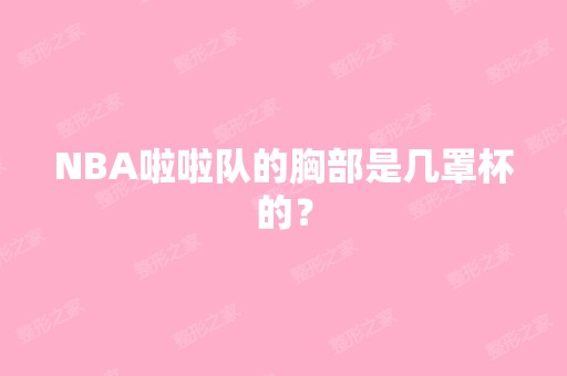 NBA啦啦队的胸部是几罩杯的？