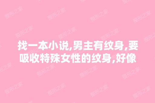 找一本小说,男主有纹身,要吸收特殊女性的纹身,好像还有个随身空...