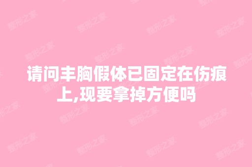 请问丰胸假体已固定在伤痕上,现要拿掉方便吗