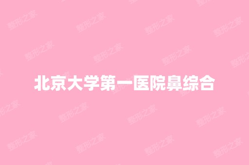 北京大学第一医院鼻综合