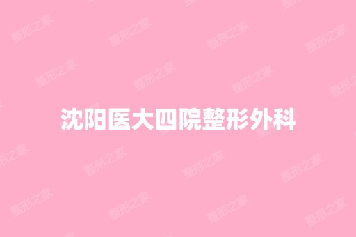 沈阳医大四院整形外科