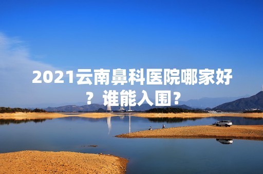 2024云南鼻科医院哪家好？谁能入围？