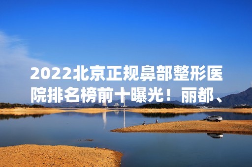 2024北京正规鼻部整形医院排名榜前十曝光！丽都、十优、加减美等领衔医美top10！