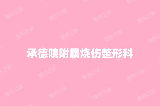 承德院附属烧伤整形科