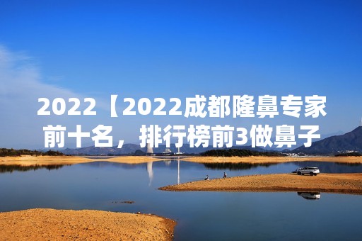 2024【2024成都隆鼻专家前十名，排行榜前3做鼻子技术好有特色】