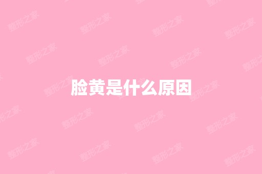 脸黄是什么原因