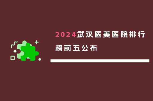 2024武汉医美医院排行榜前五公布